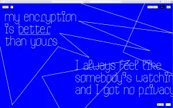 Crytch is a tool for encrypted visual messages.